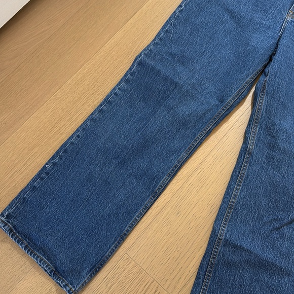 Abercrombie 90s relaxed jean - high rise curve love dark wash 8s - Picture 5 of 5